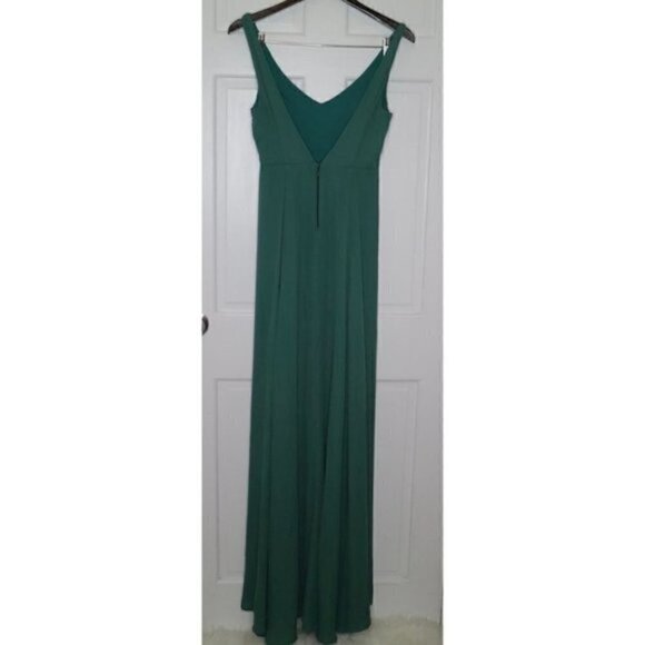 Show Me Your Mumu Green Jenn V Neck Maxi Dress Size XS - Picture 9 of 10